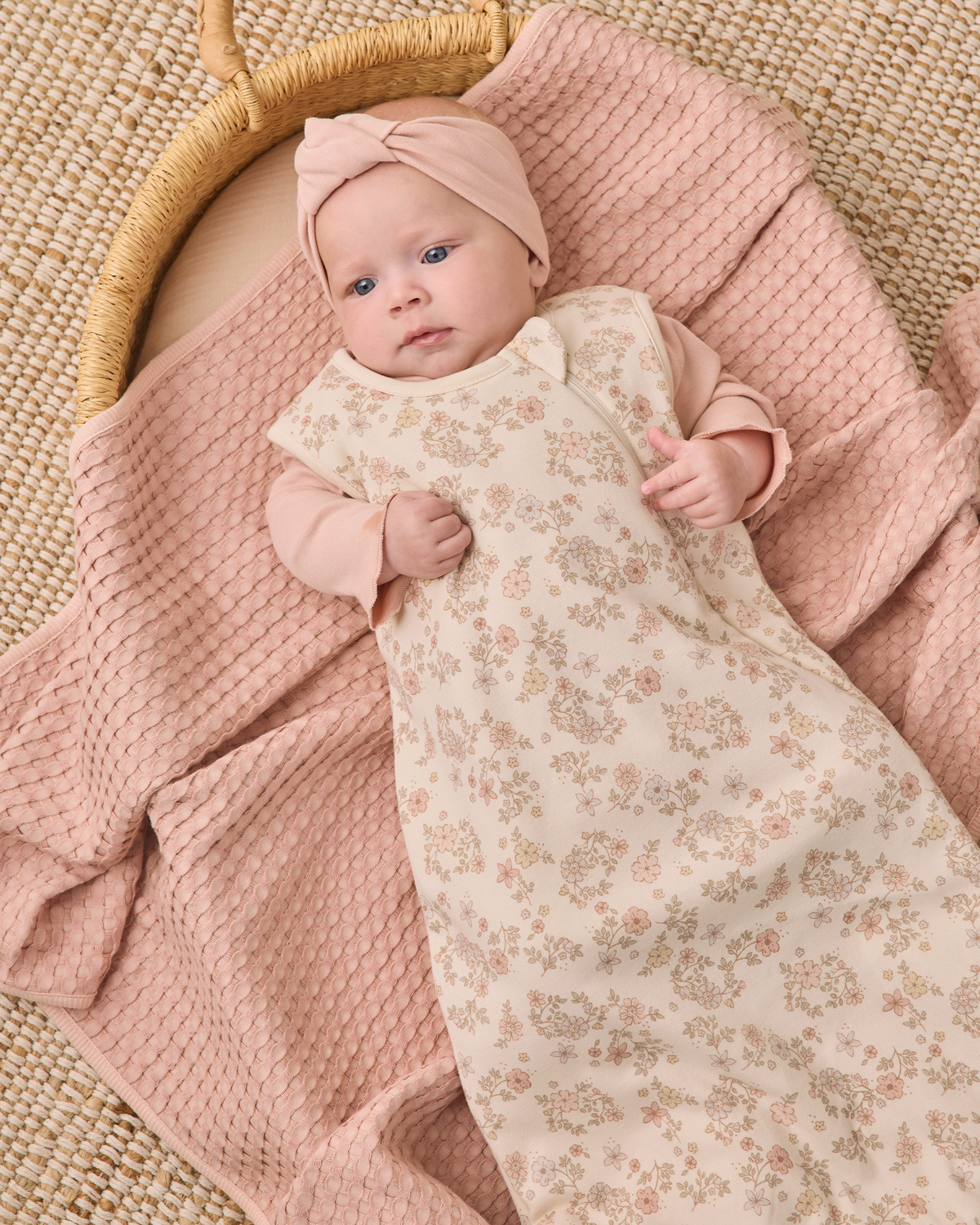 Jersey Sleeping Bag || Floral Vine