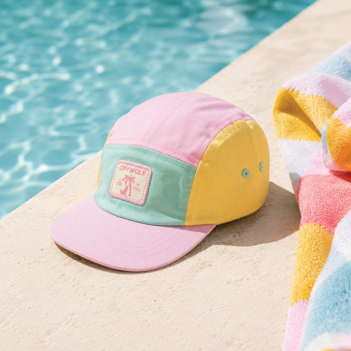 Lucky Cap || Poolside Colourblock