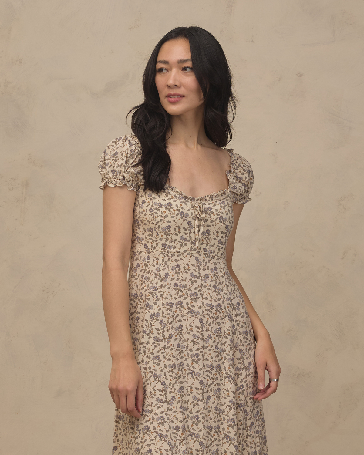 Womens Nancy Dress || Blue Garden