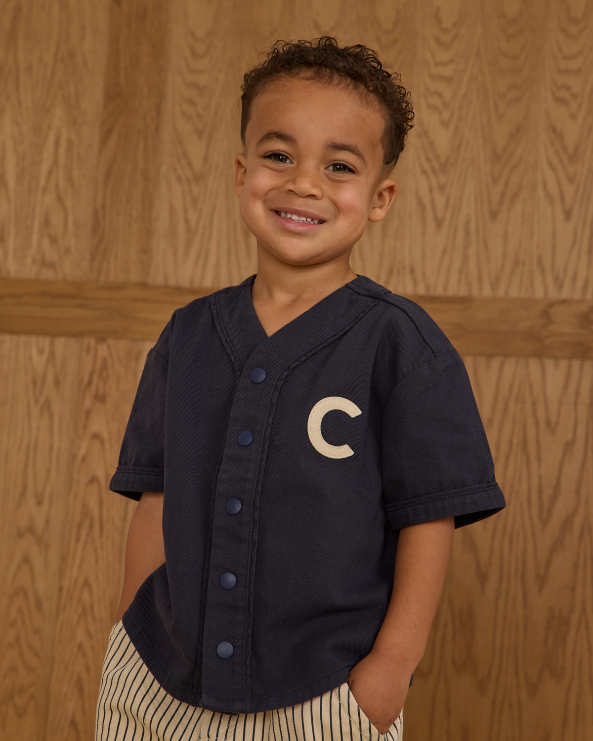 Baseball Shirt || Navy