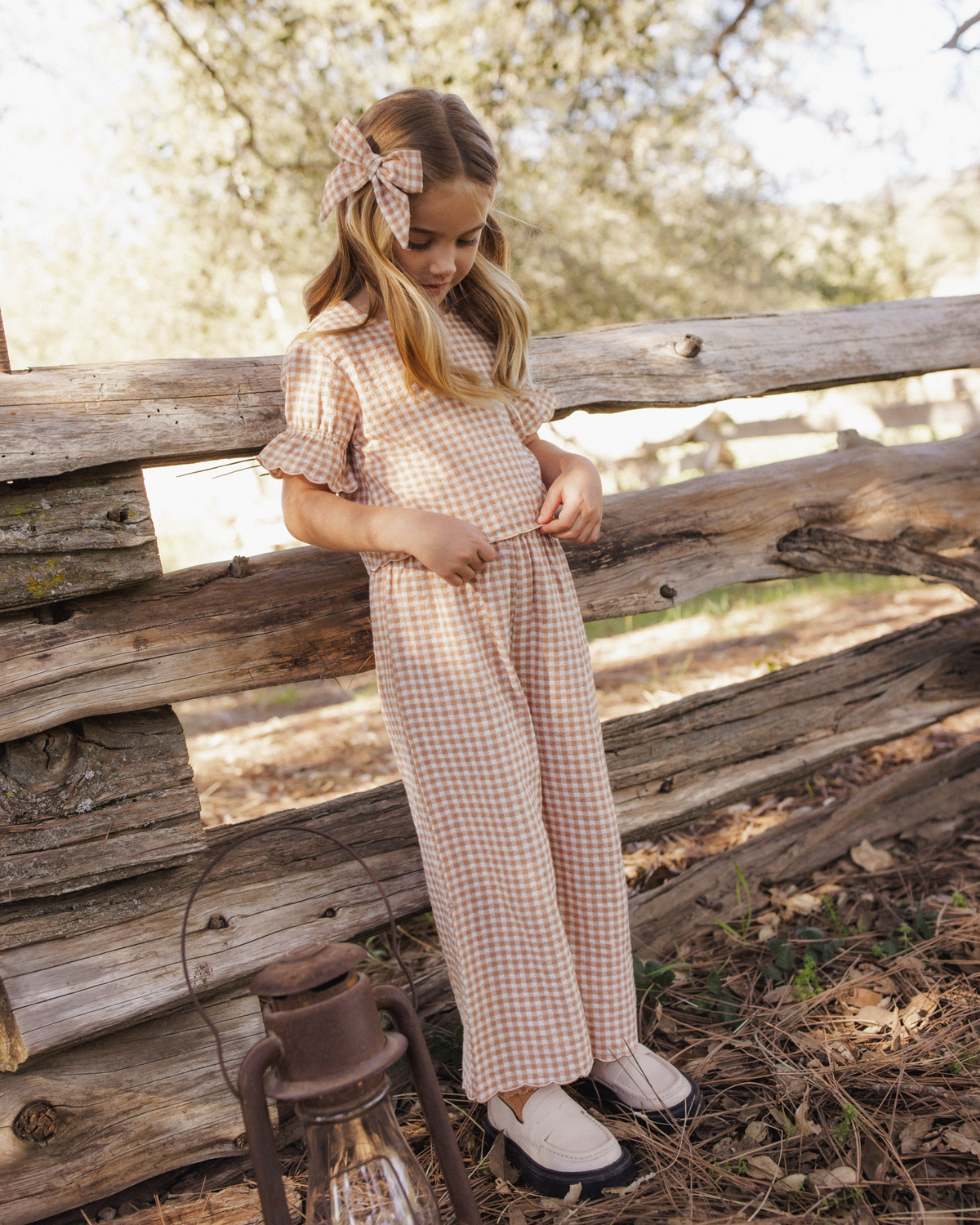 Francie Blouse || Fawn Gingham