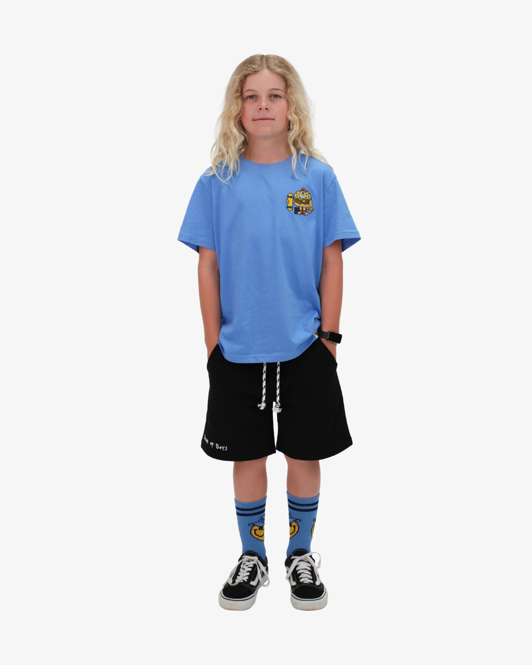 Black Wash Denim Shorts