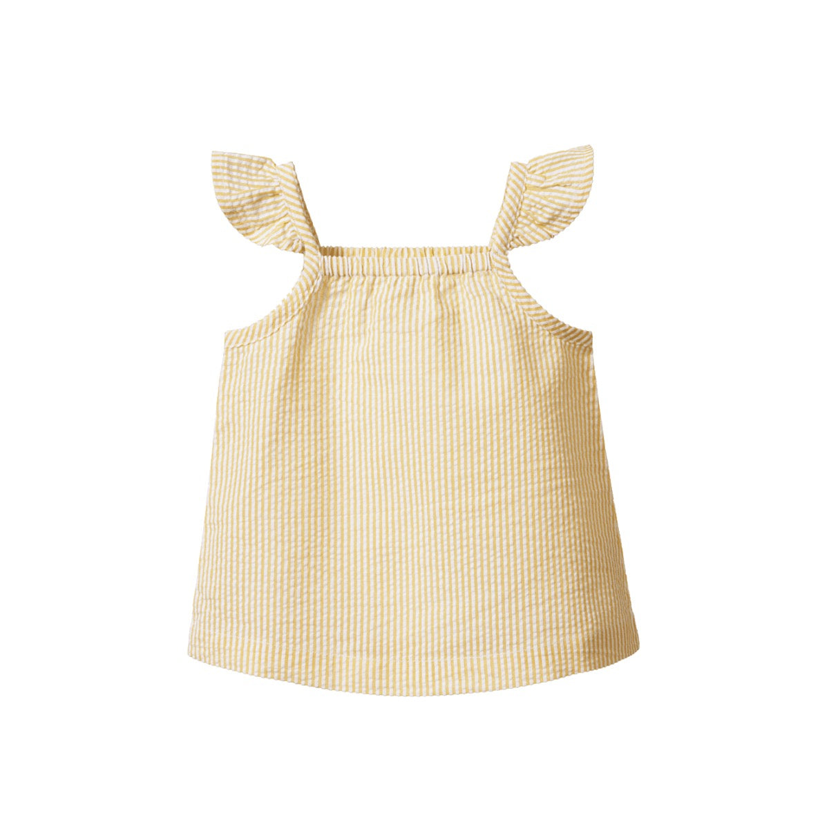 Petal Top || Golden Stripe