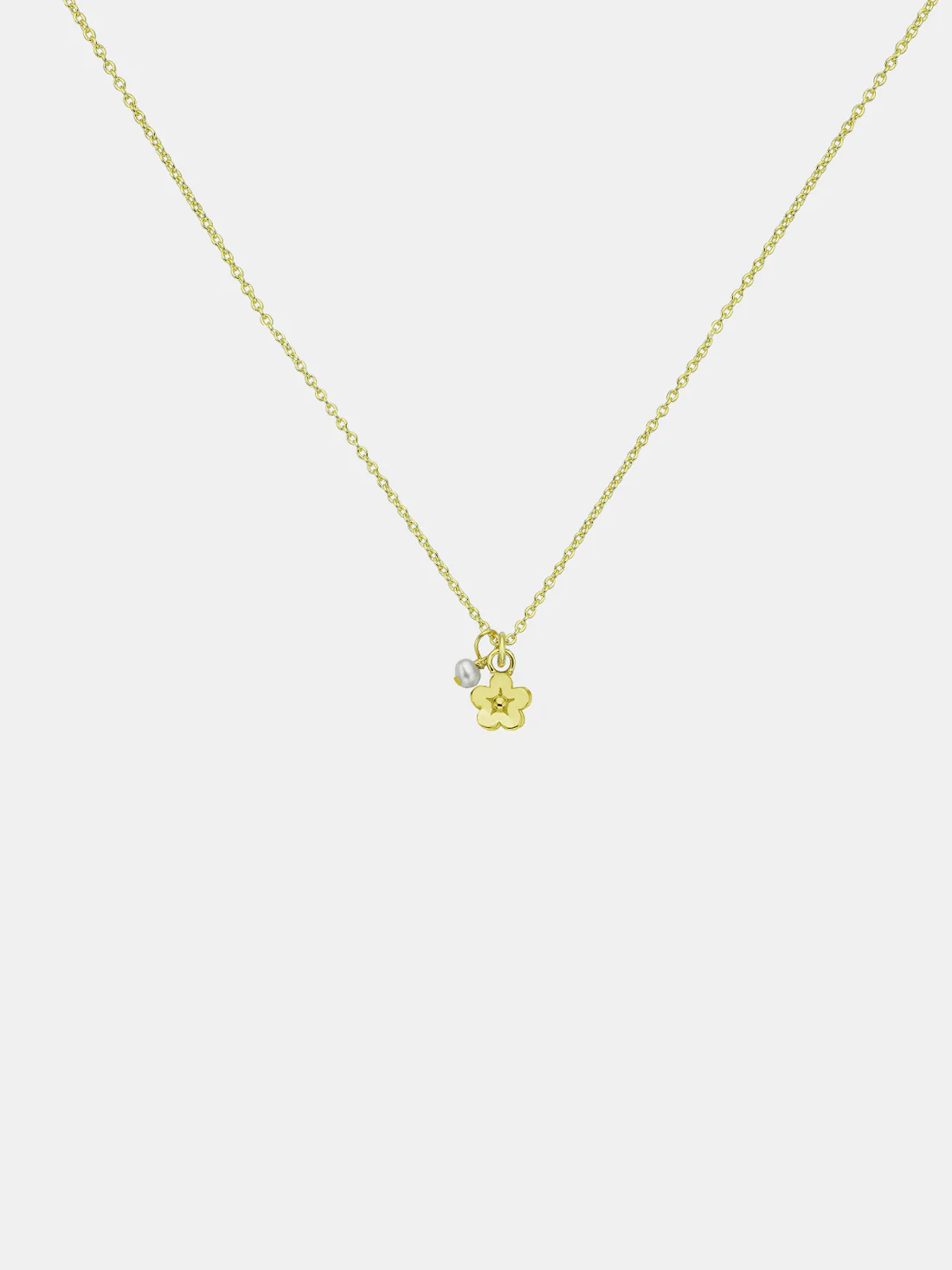 Daisy Day With Pearl Necklace