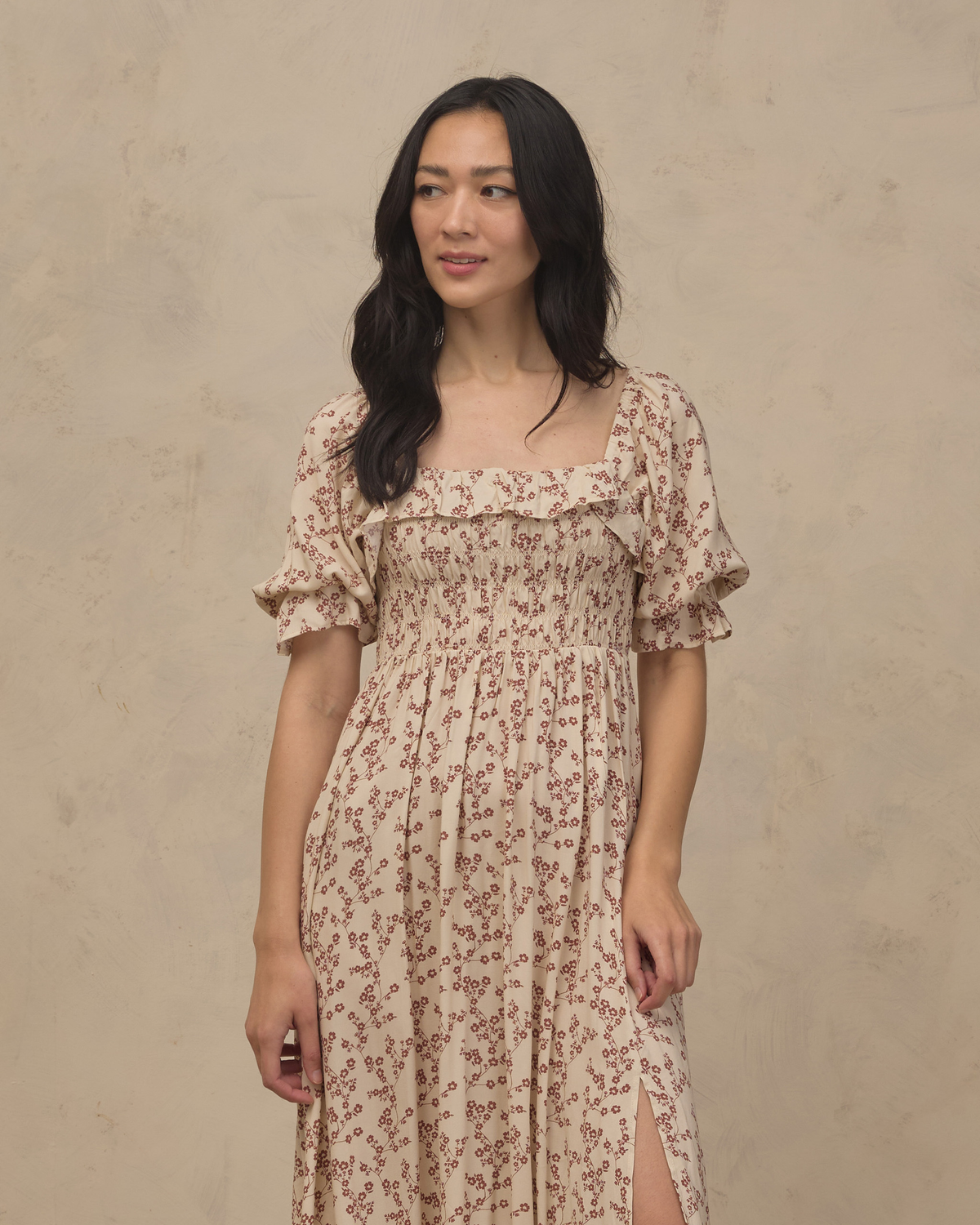 Womens Birdie Dress || Floral Toile