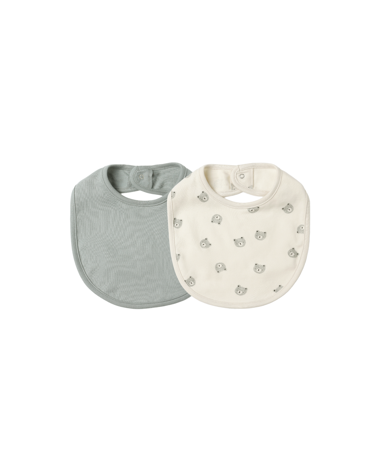 Jersey Snap Bib 2 Pack || Bears/Steel Blue