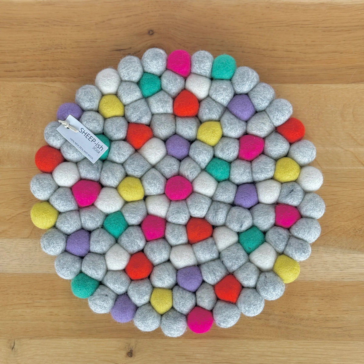 Felt Ball Pot Stand