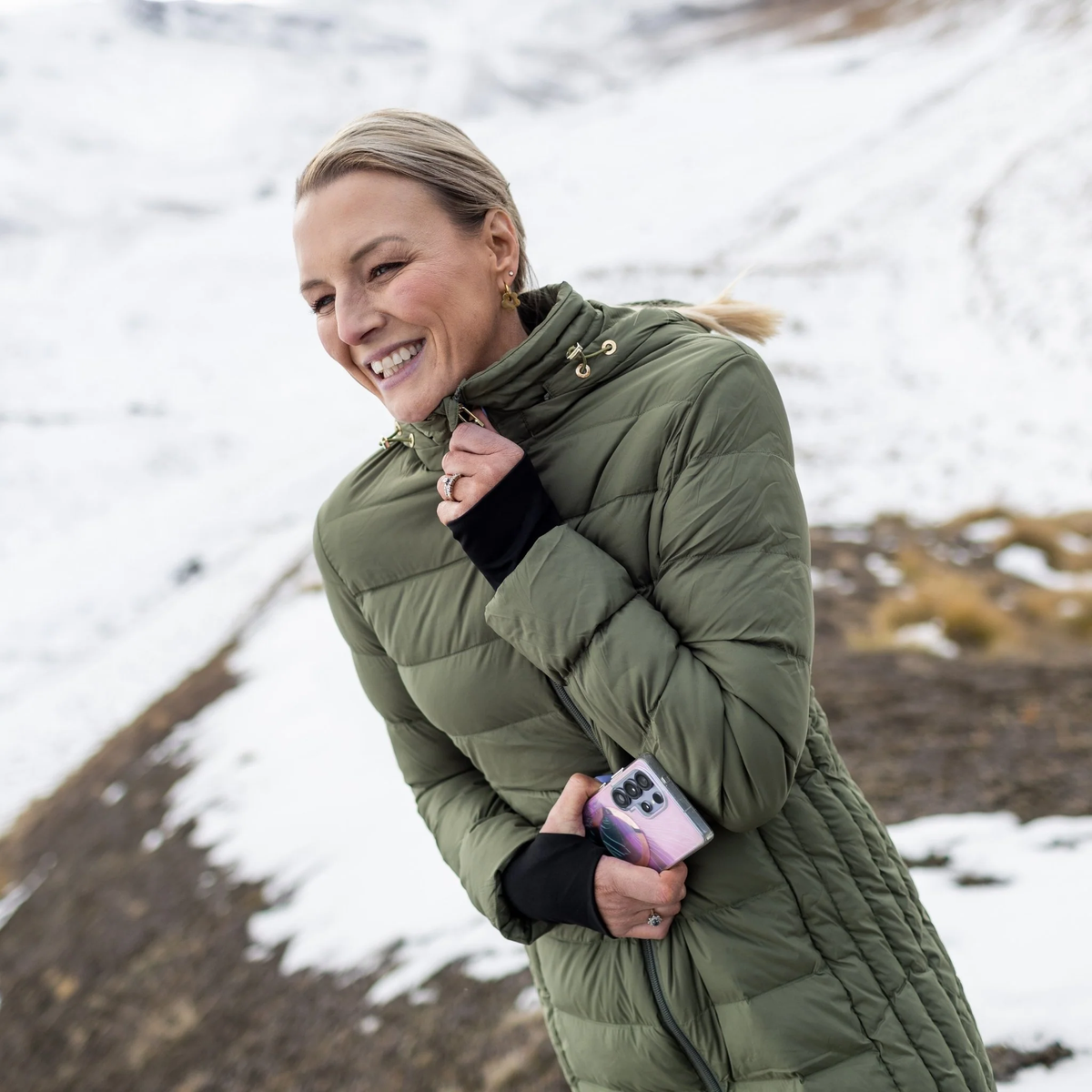 Sydney - Women's 90/10 Packable Down Coat || Olive Green