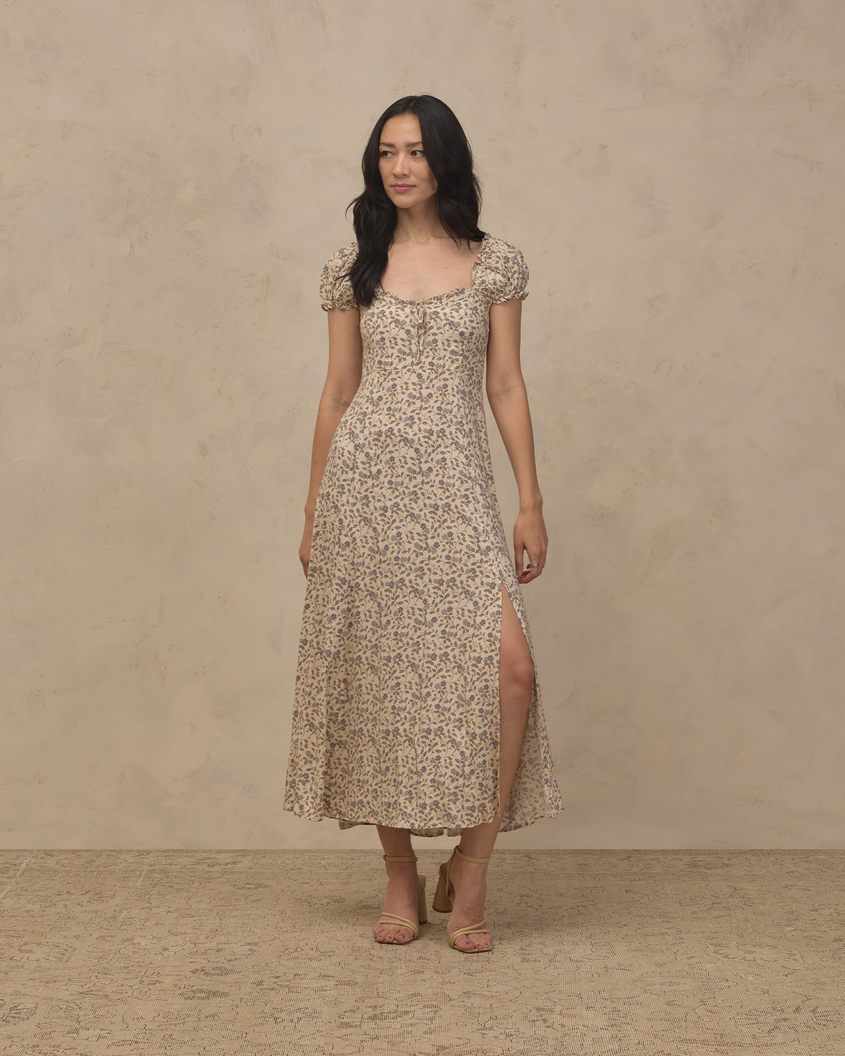 Womens Nancy Dress || Blue Garden