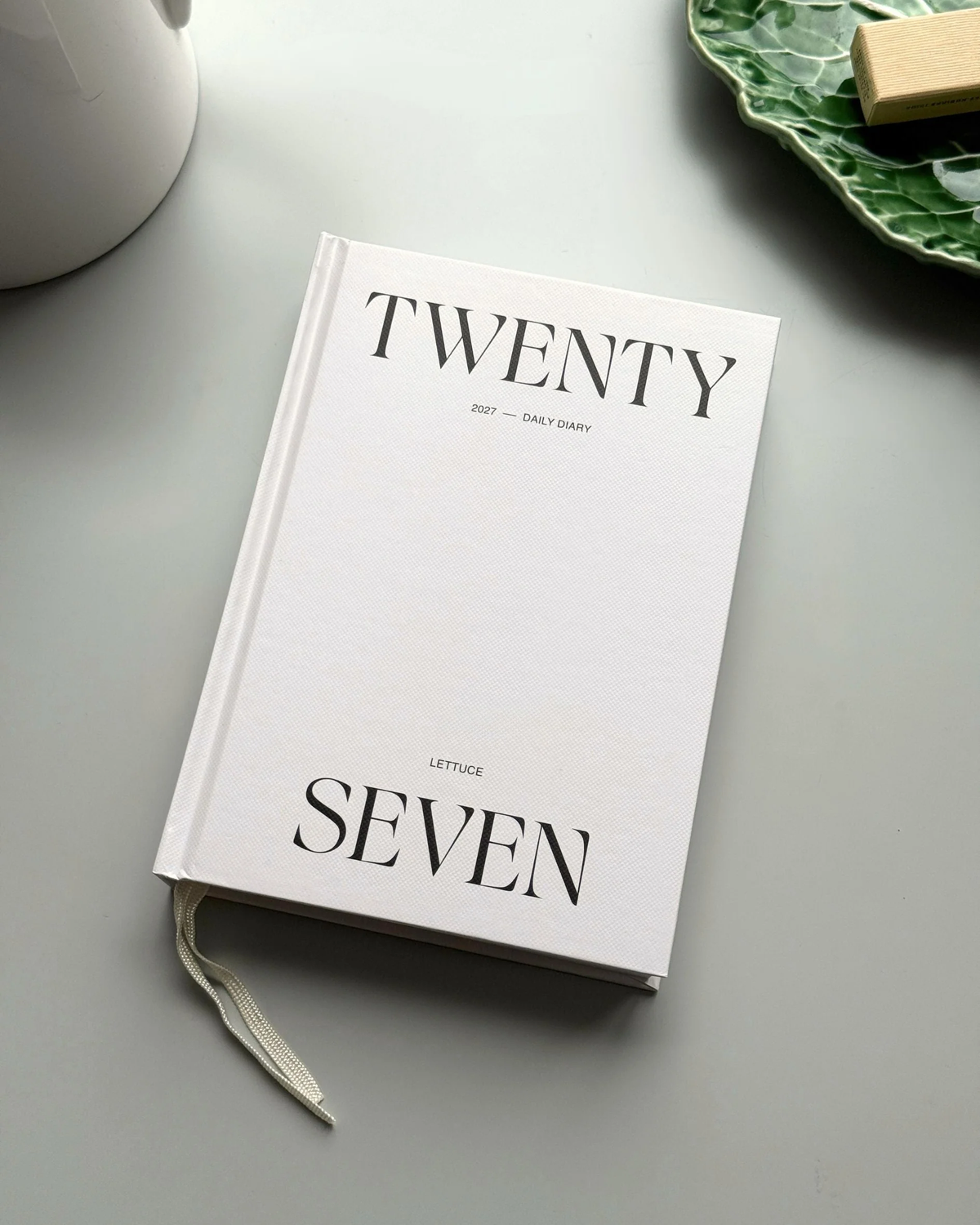 Lettuce Daily Diary 2027 || Minimal Typographic