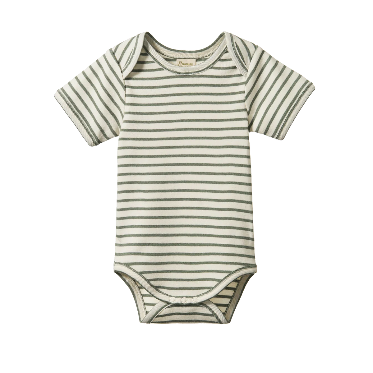 Short Sleeve Bodysuit || Nettle Sailor Stripe