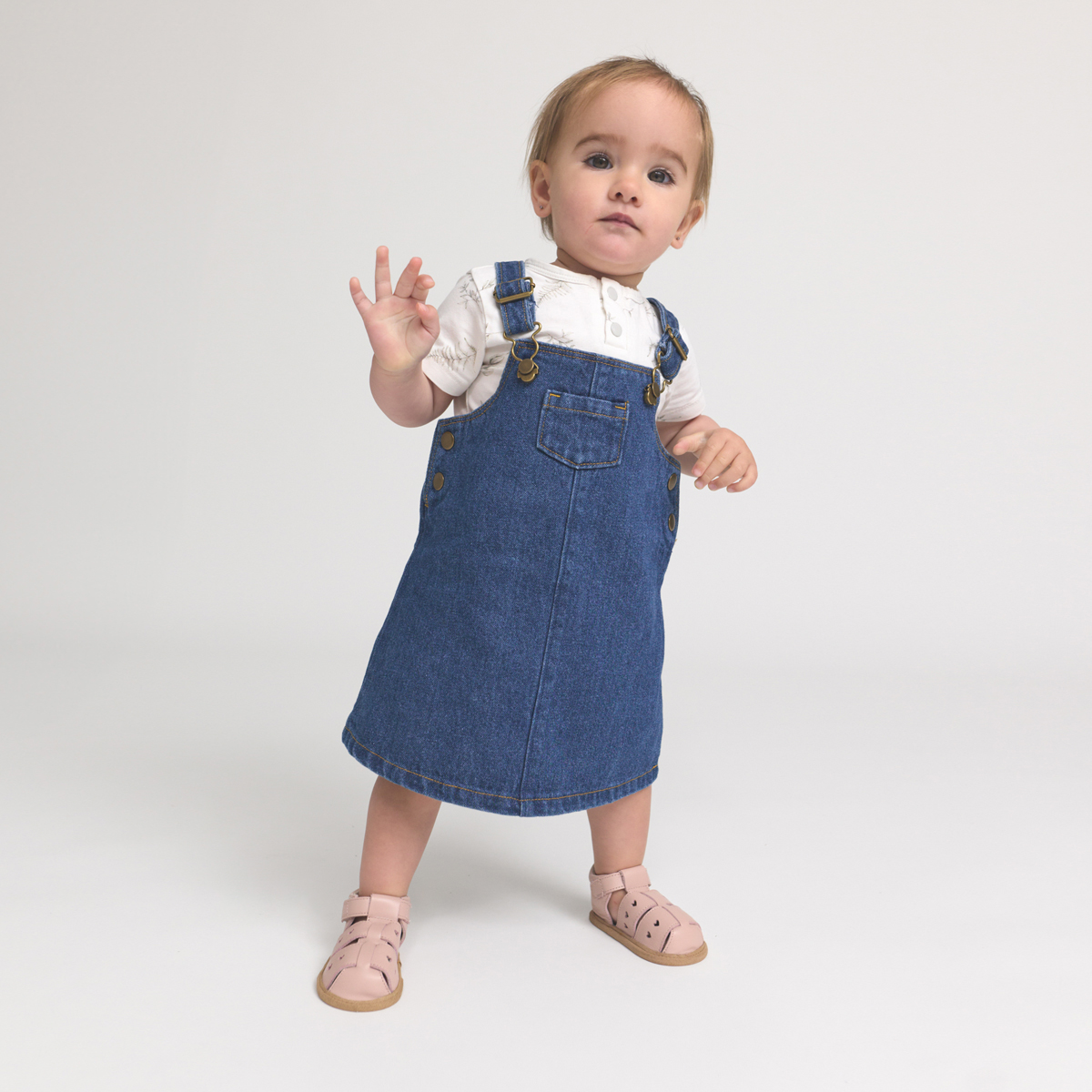 Maya Baby Sandal || Blush