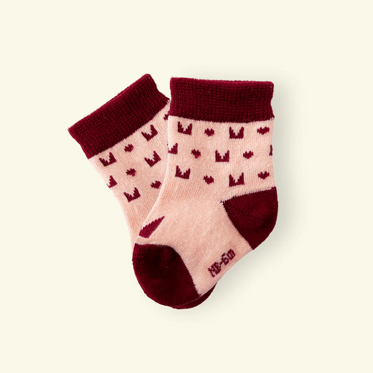 Mosey Merino Baby Socks || Plum