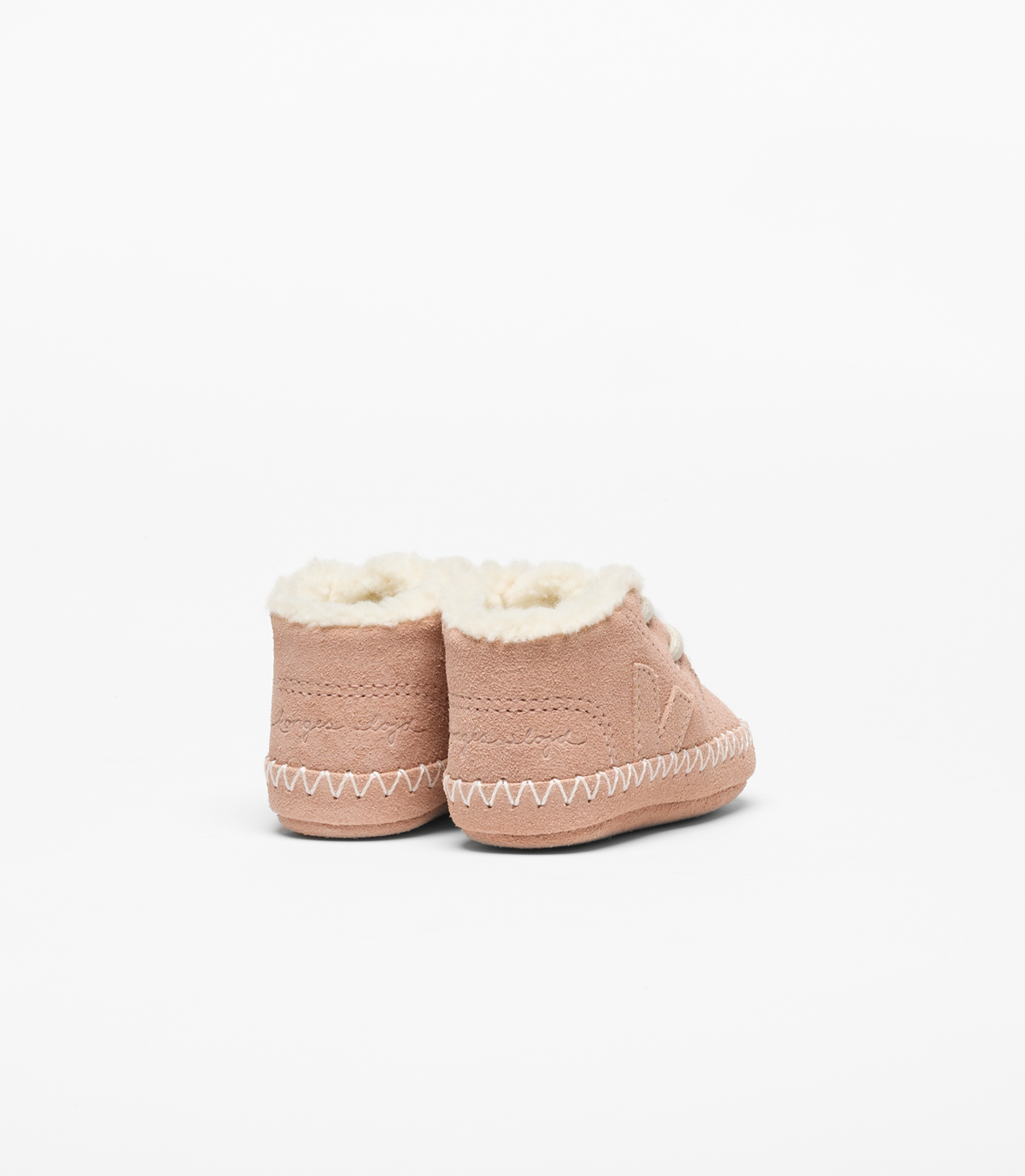 Baby VEJA x Konges Sløjd Suede Shoe || Blush