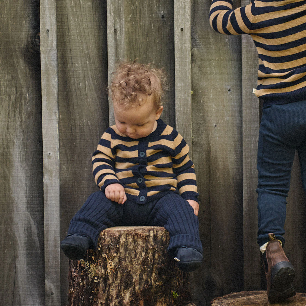 Lou Pants Cotton Knit || Navy