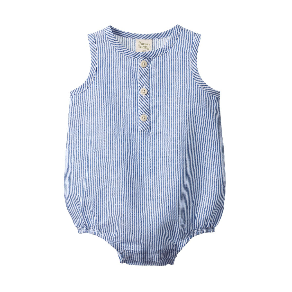 Cedar Suit Linen || Blue Stripe
