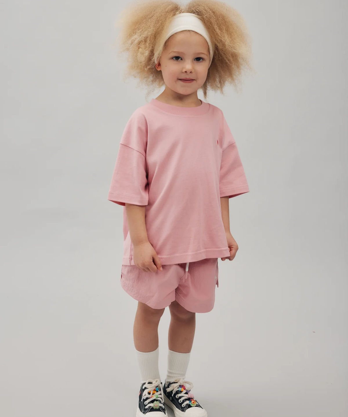 Nylon Shorties || Shell Pink