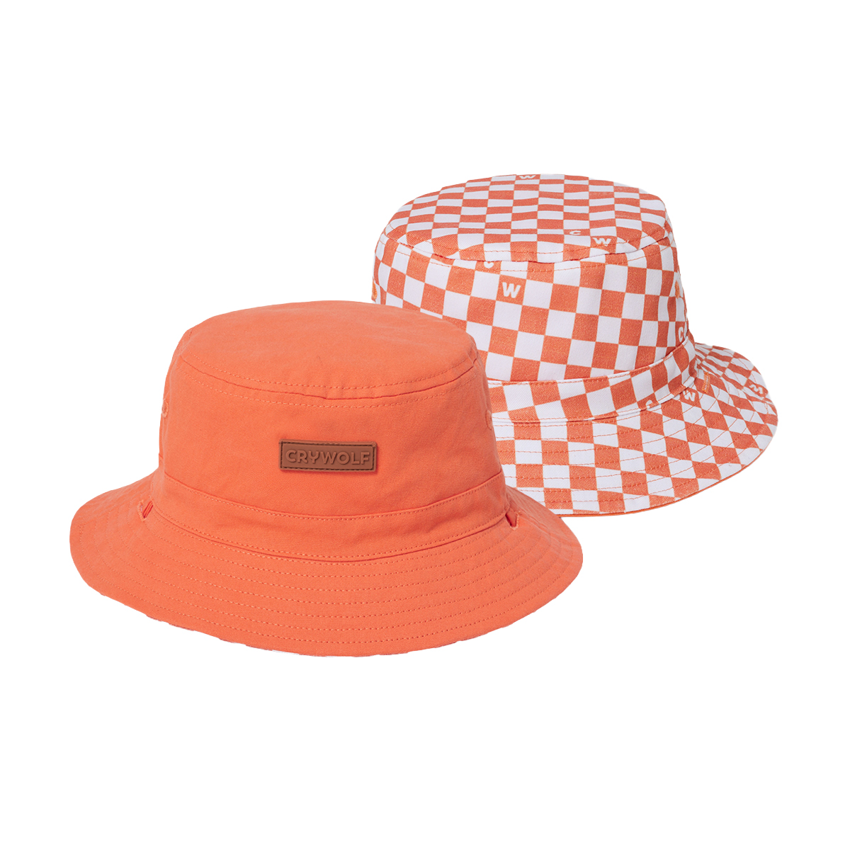 Reversible Bucket Hat || Sunset Check
