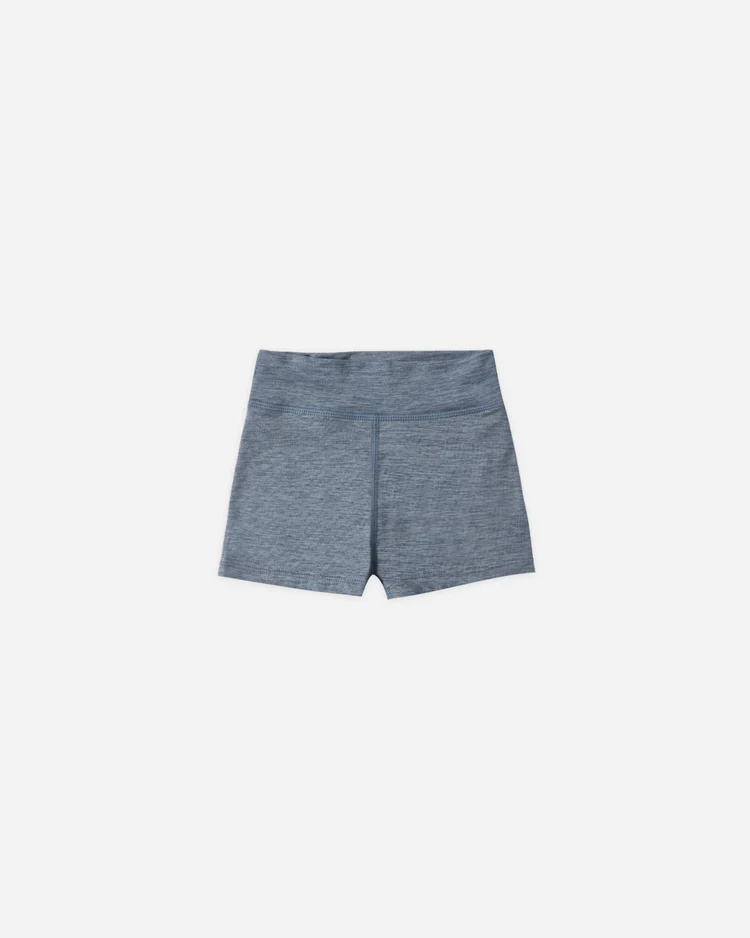 Shortie Short || Heathered Marine