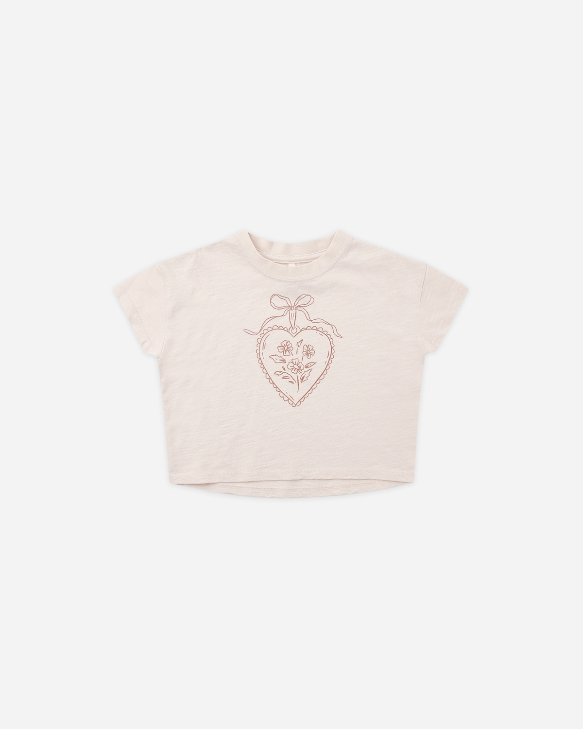 Boxy Tee Heart Locket || Petal