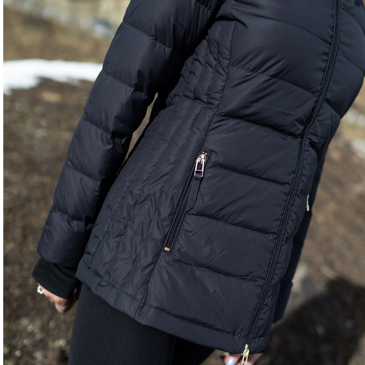 Lucy - Women's 90/10 Packable Down Jacket || Black