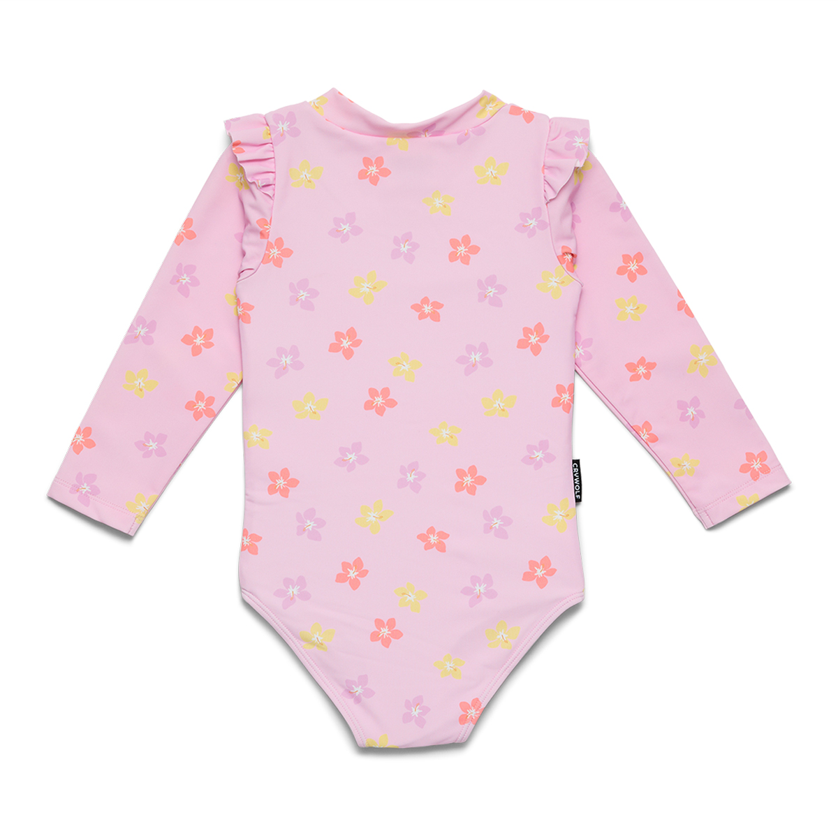 Baby Long Sleeve Swimsuit || Hibiscus Daze
