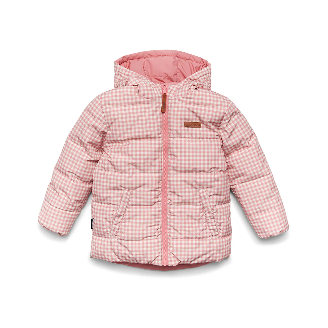 Reversible Eco Puffer || Rose Gingham