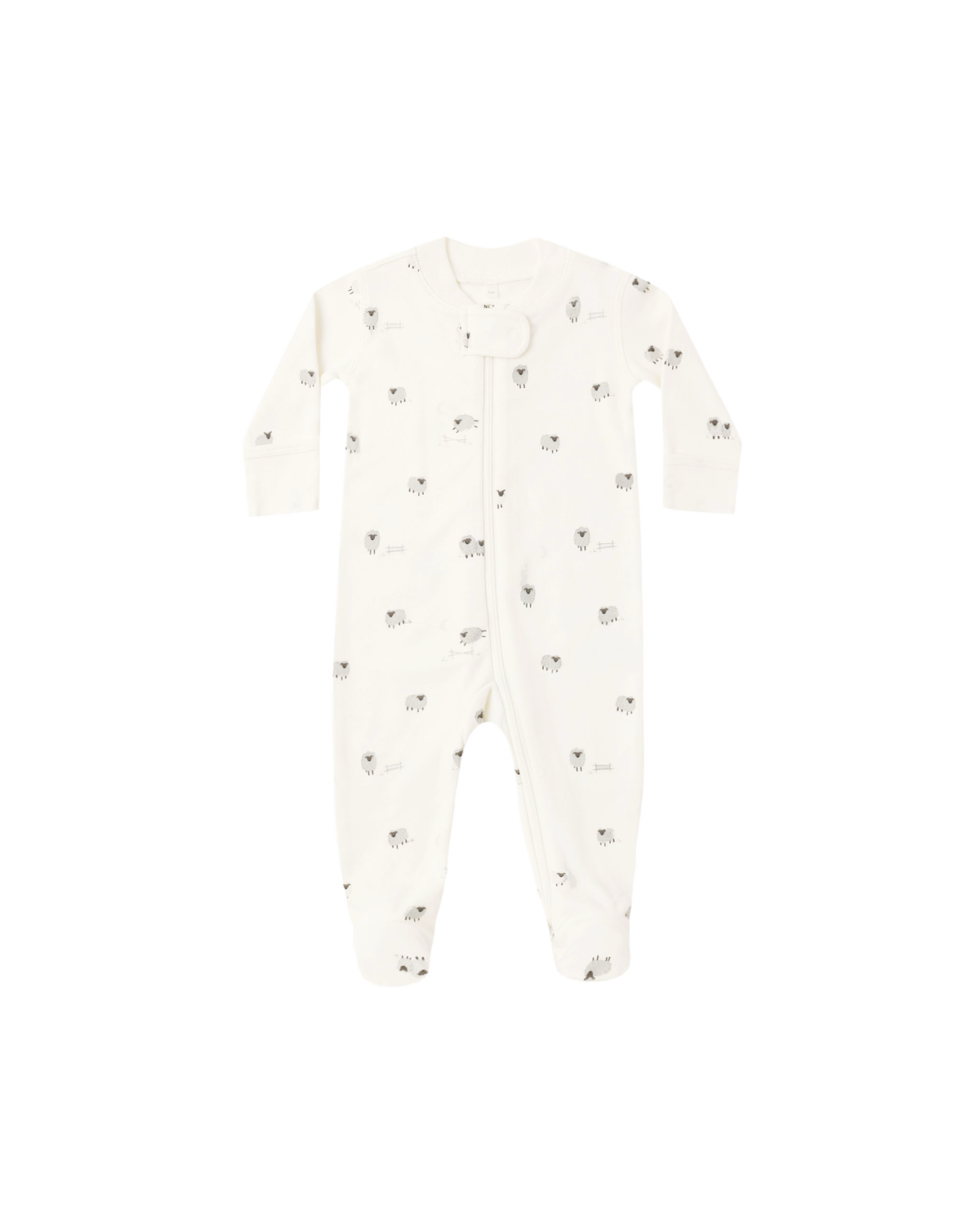 Zip Long Sleeve Sleeper Footie || Sheep