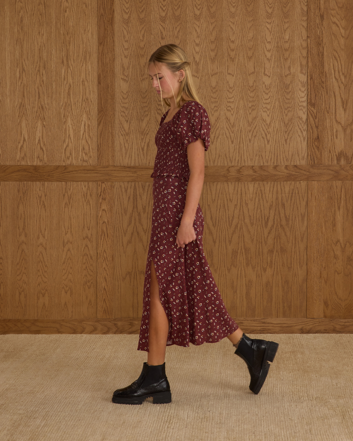 Midi Skirt Teen || Harvest Berry