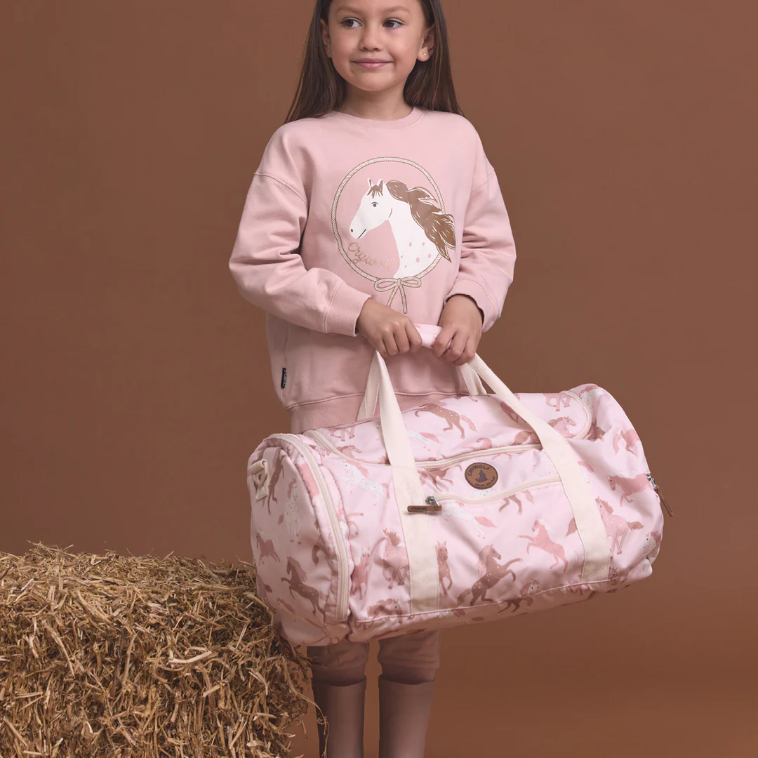 Packable Duffel || Blush Ponies