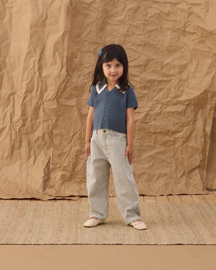 Barrel Pant || Railroad Stripe