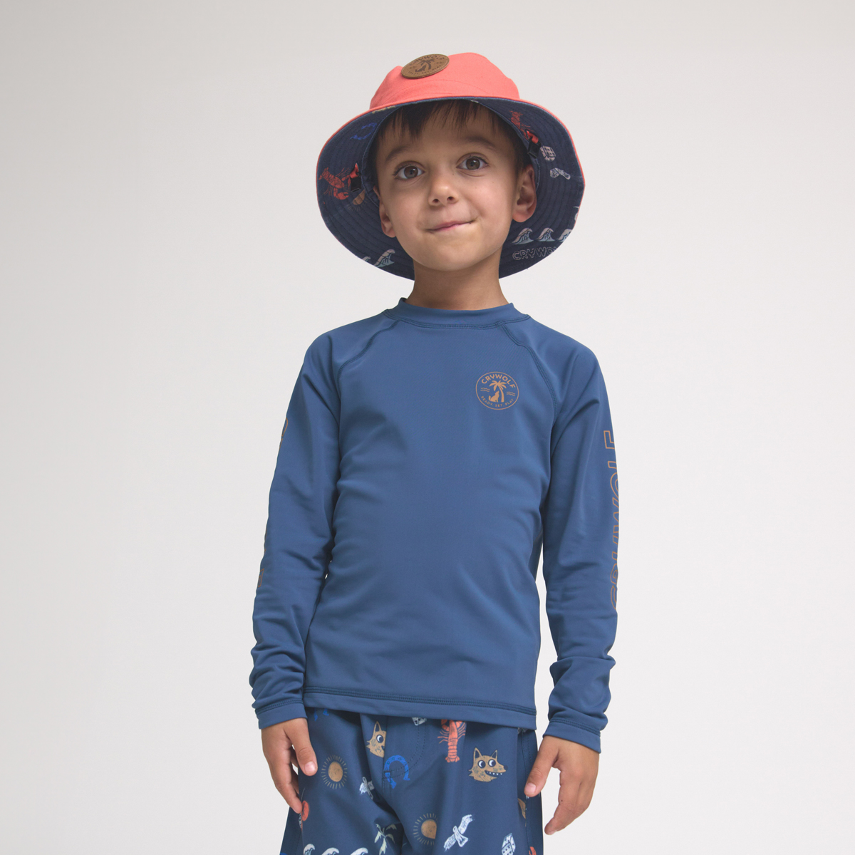 Long Sleeve Rash Vest || Navy