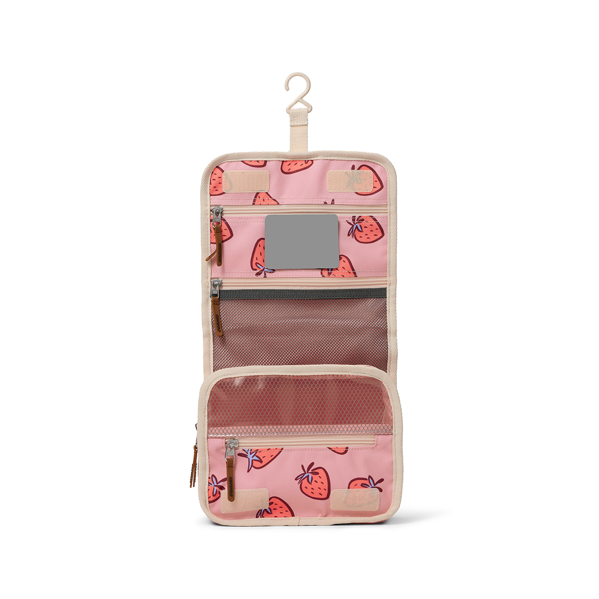Hanging Toiletry Bag || Strawberry Splash