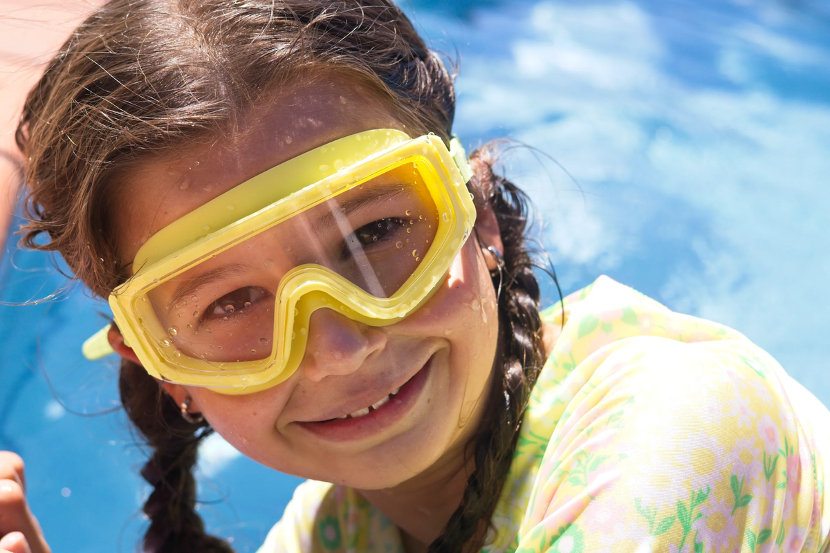 Kiddo Goggles Size 3-8 Years || Lemon Lime