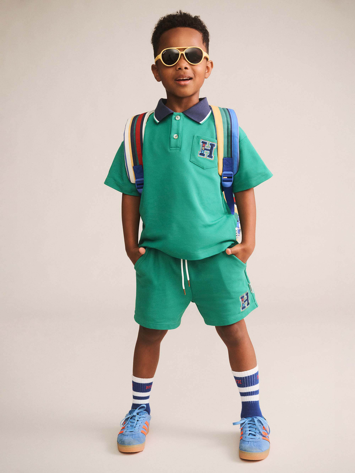 Collegiate Pique Polo || Vintage Green
