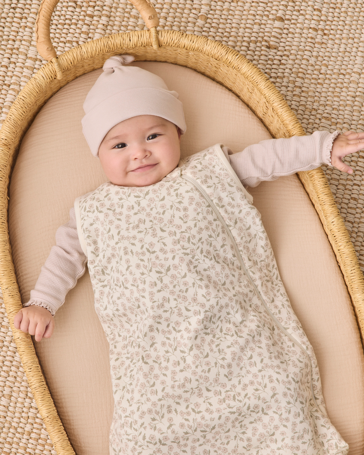 Knotted Baby Hat || Lilac Mist