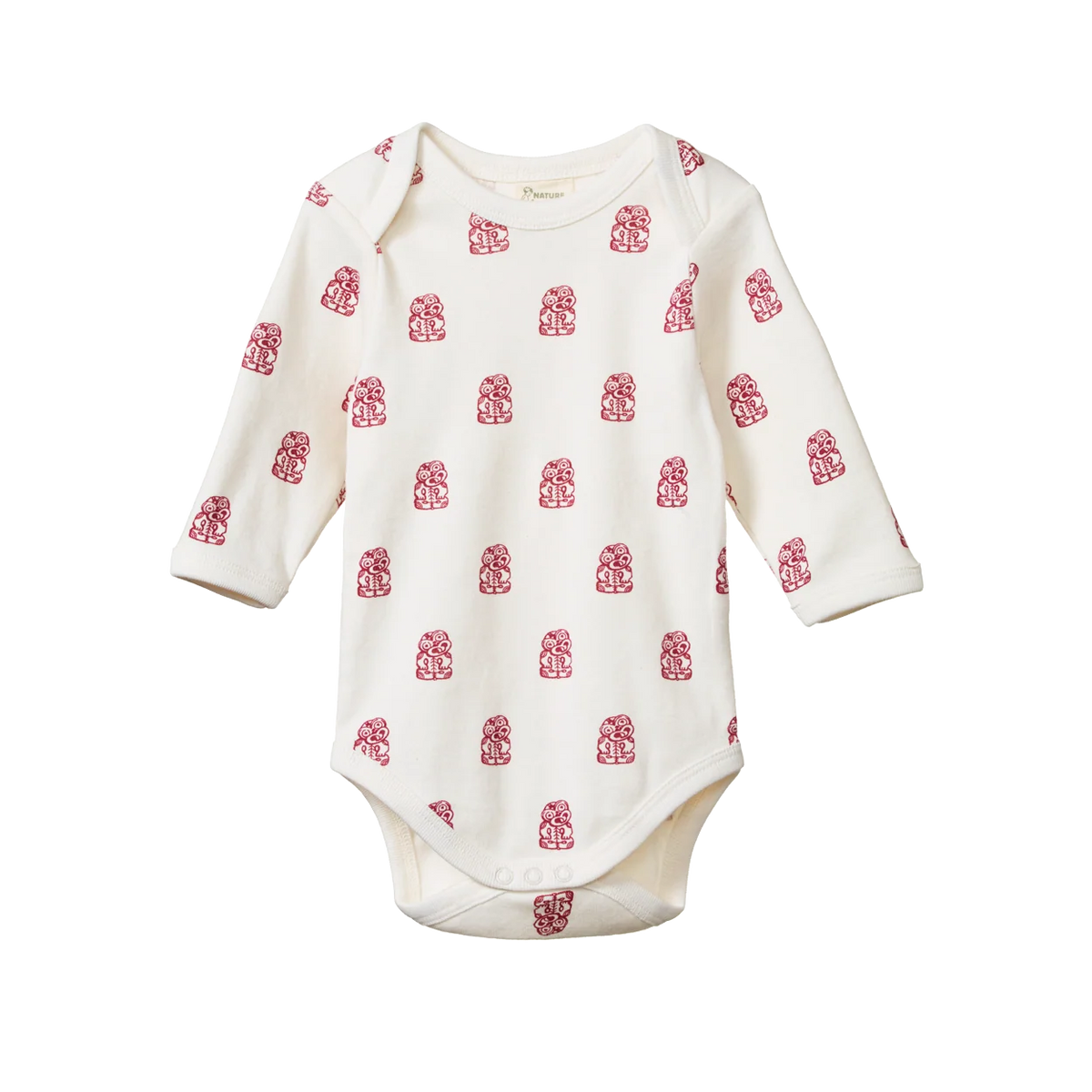 Long Sleeve Bodysuit || Tiki Print