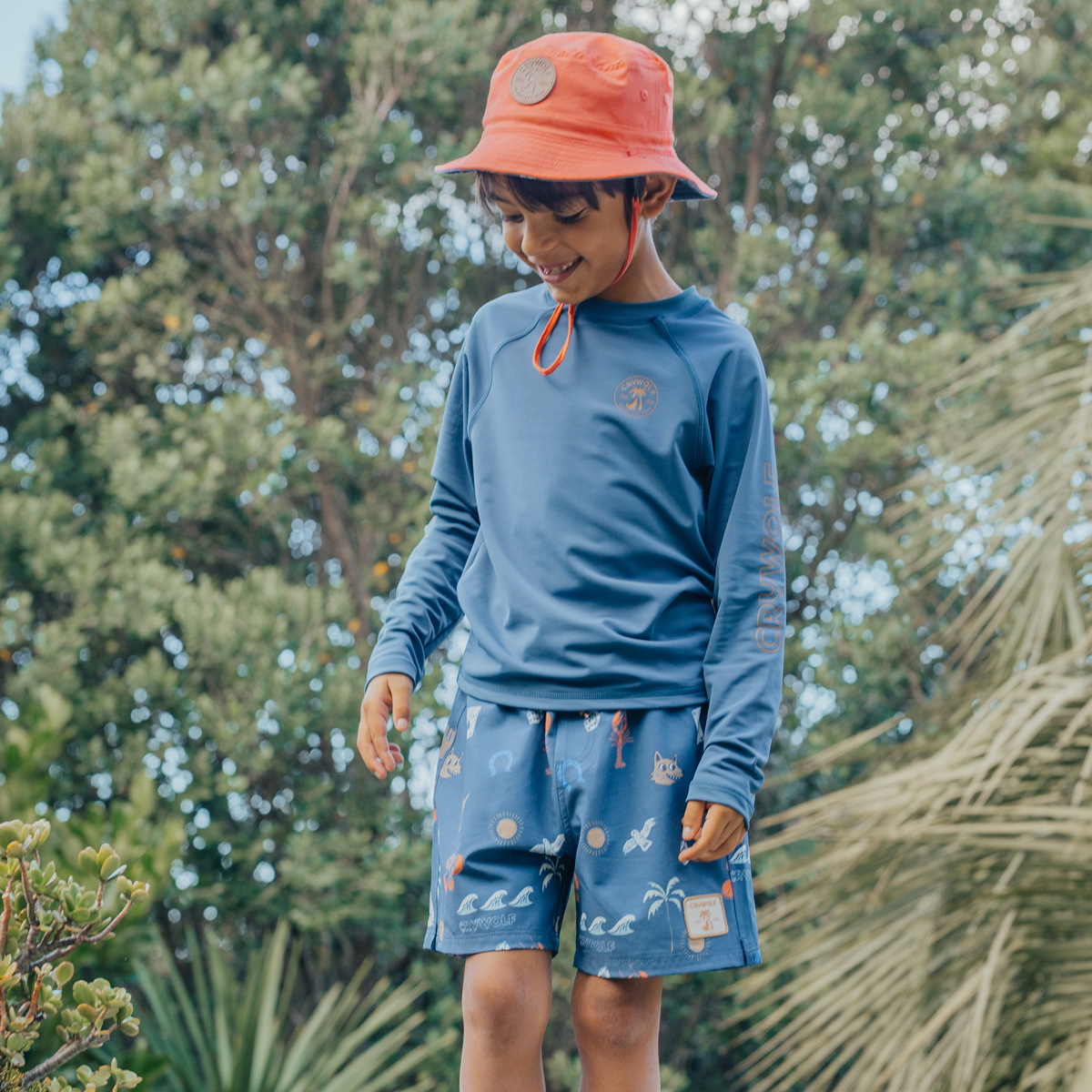 Long Sleeve Rash Vest || Navy