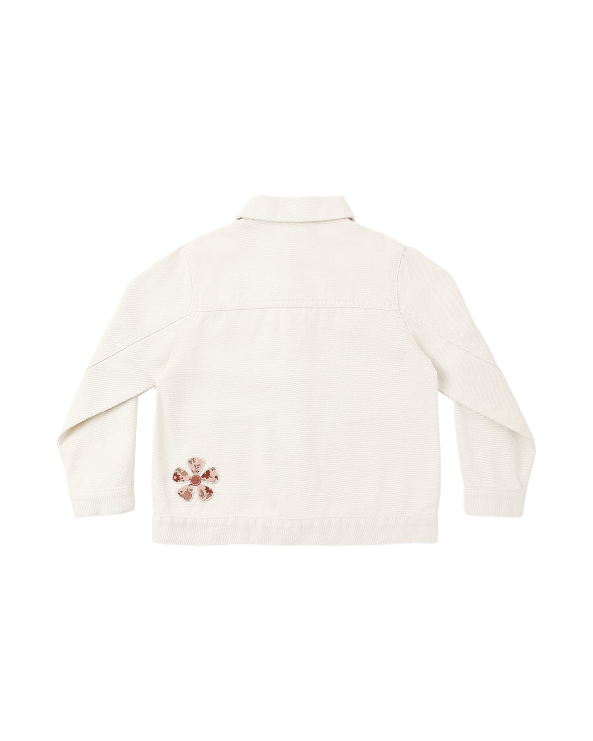 Denim Chore Coat || Daisy Patches