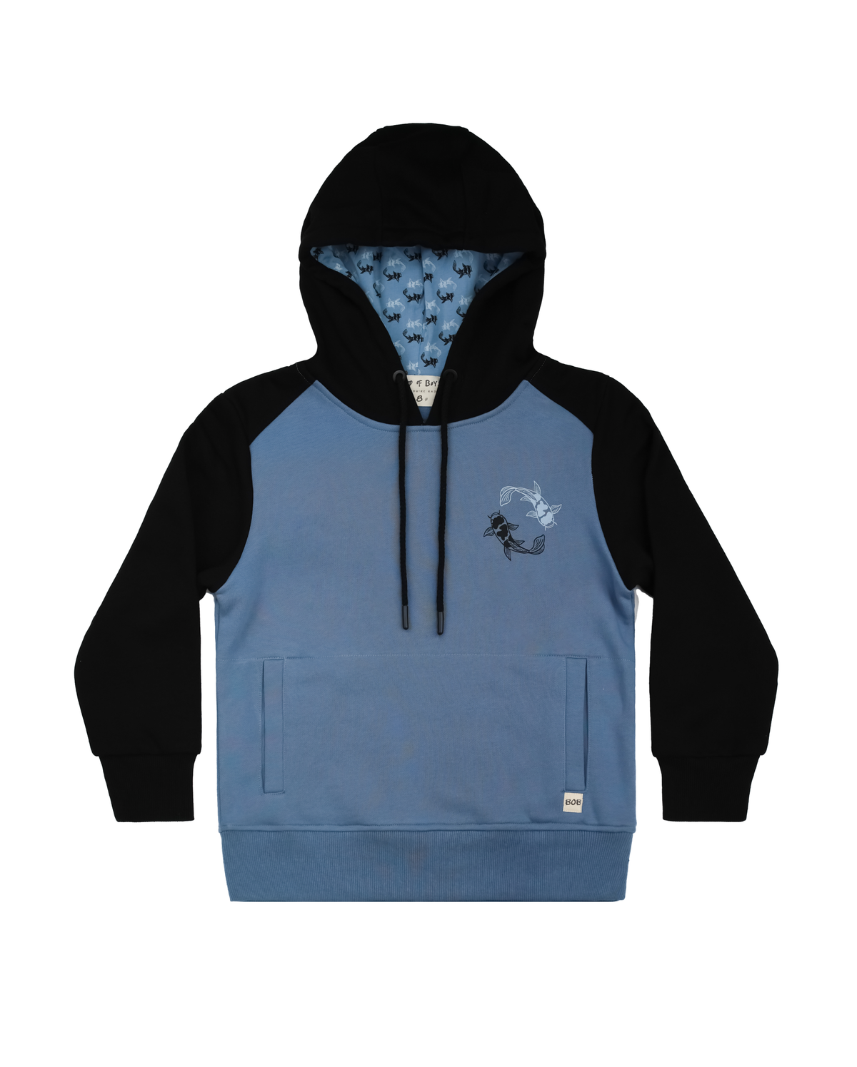 Blue Koi Time Hoodie