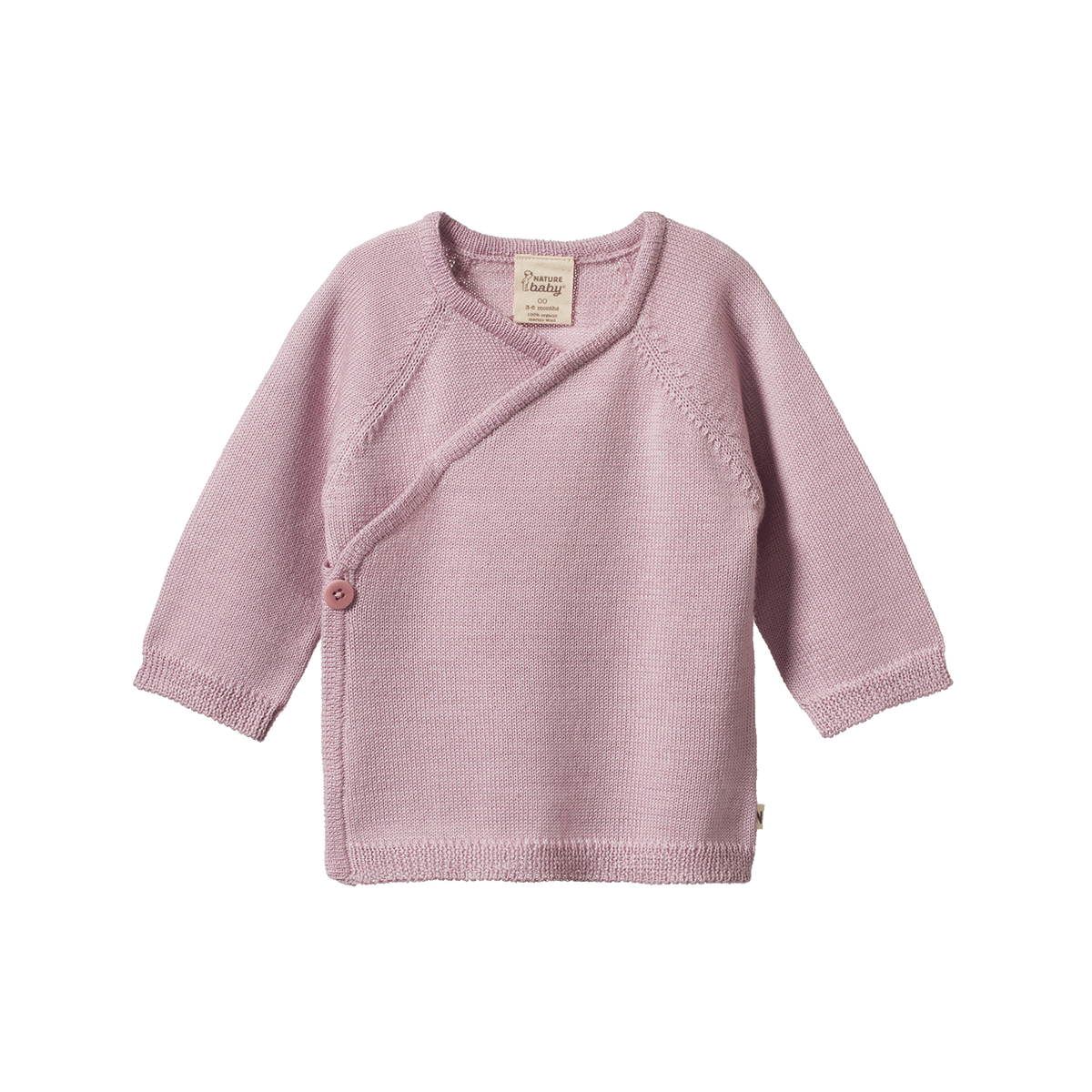 Merino Knit Kimono Jacket || Lilac