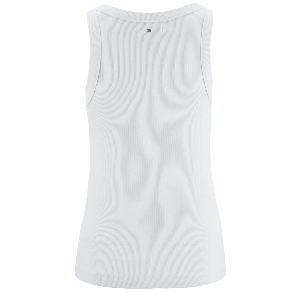 Birdie - Womens Rib Tank || White