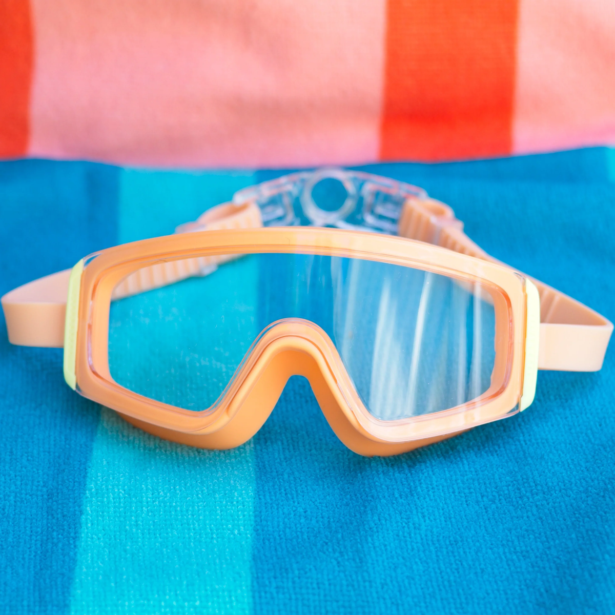 Kiddo Goggles Size 3-8 Years || Limited Edition Peach Nectar
