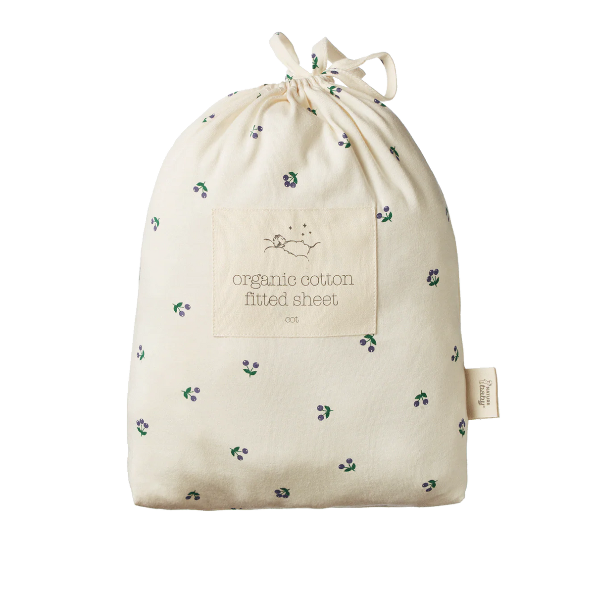 Fitted Sheet Jersey || Winter Berry Print