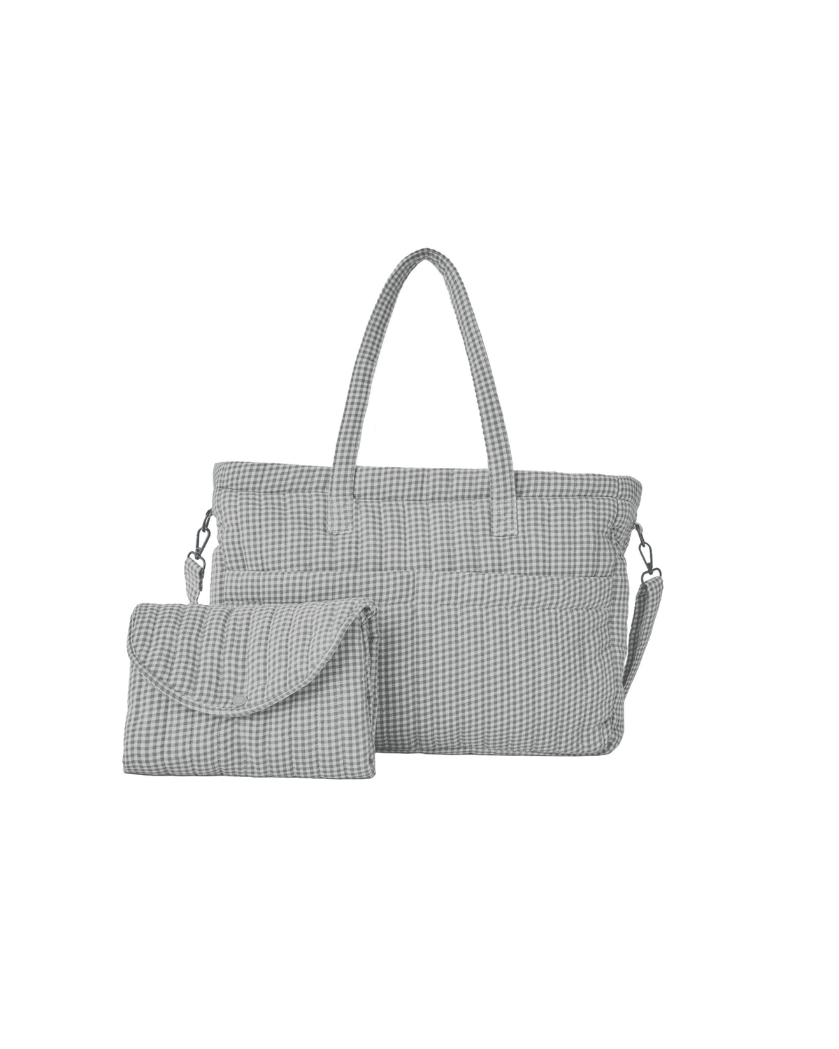 Diaper Bag + Changing Pad Set || Midnight Gingham