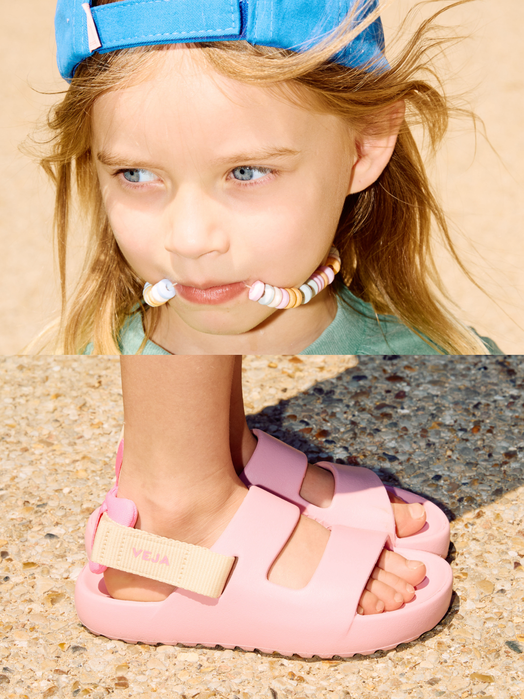 VEJA Mini Etna E.V.A Sandal || Guimauve