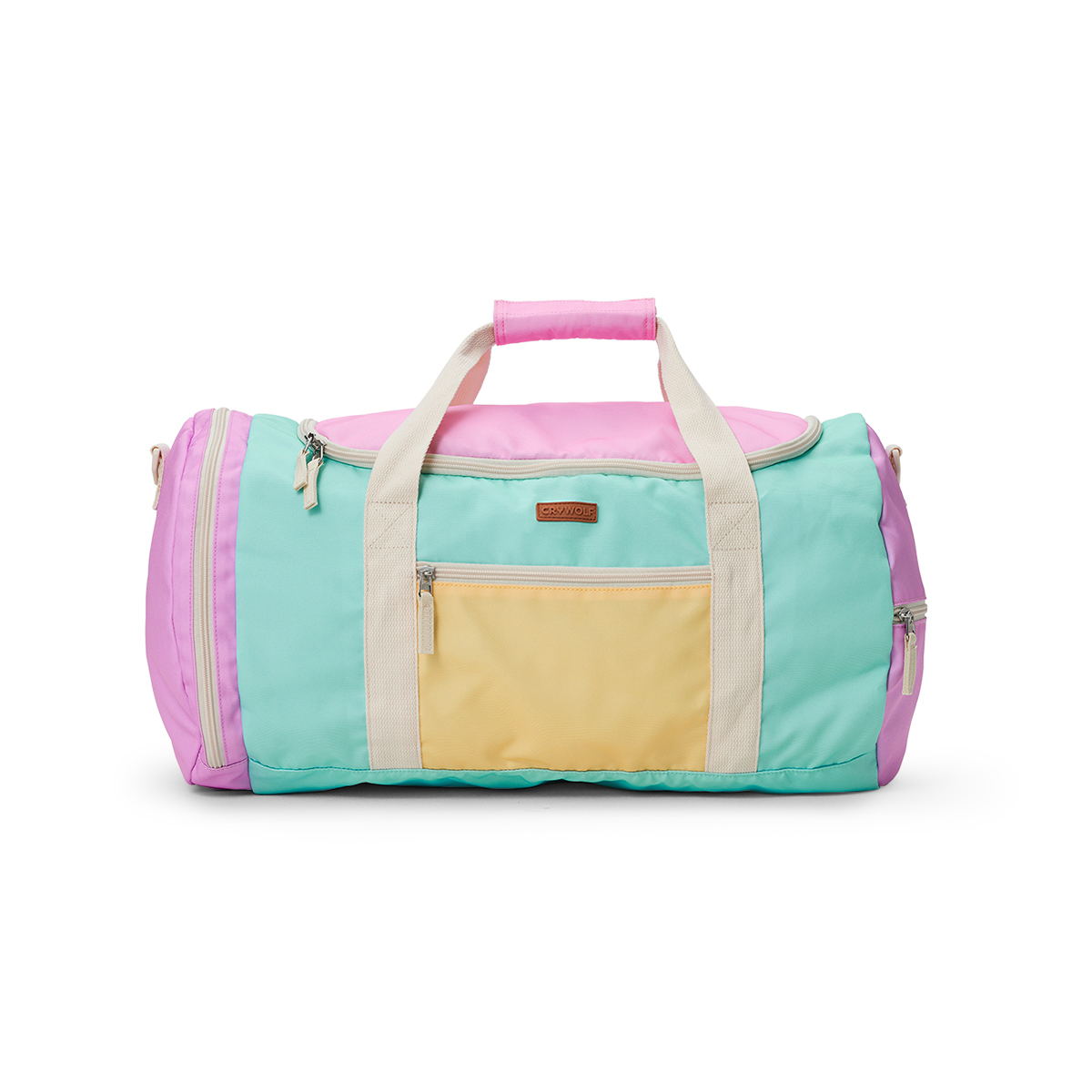 Packable Duffel || Poolside Colourblock