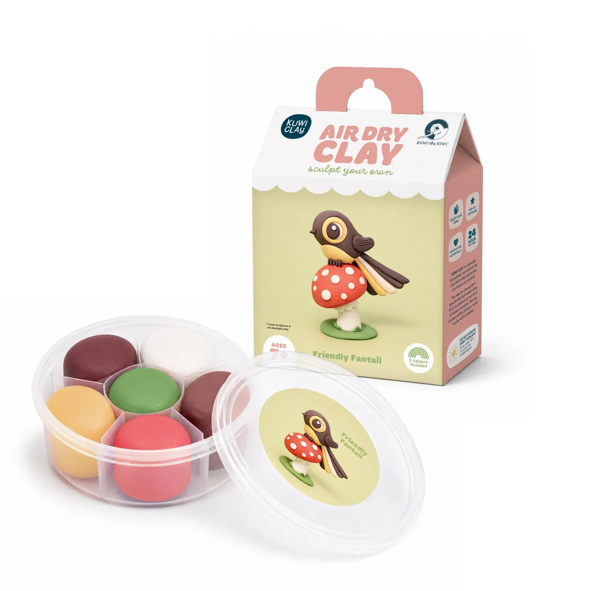 Kuwi Air Dry Clay || Friendly Fantail