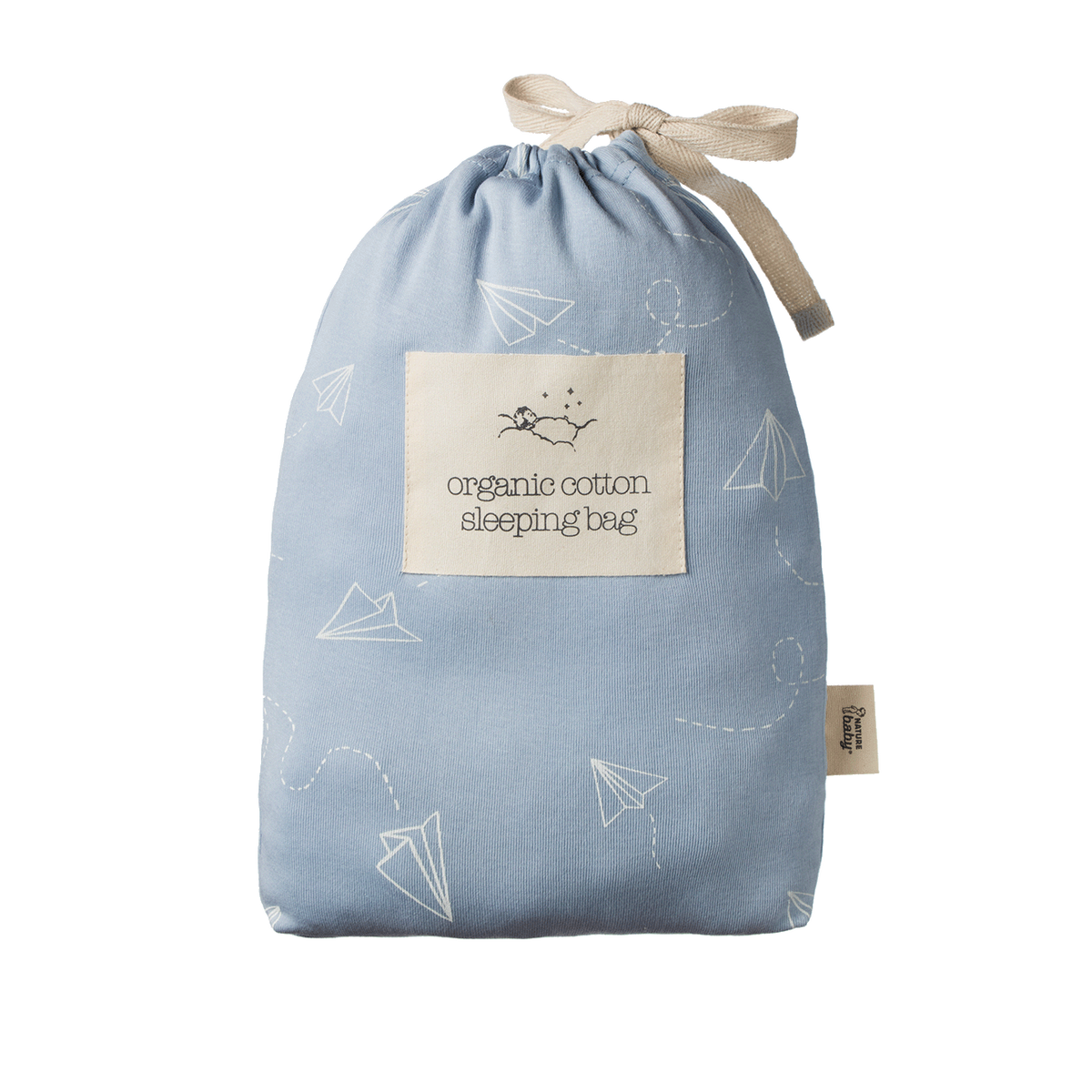 Organic Cotton Sleeping Bag 0-24 Month || Paper Planes Print