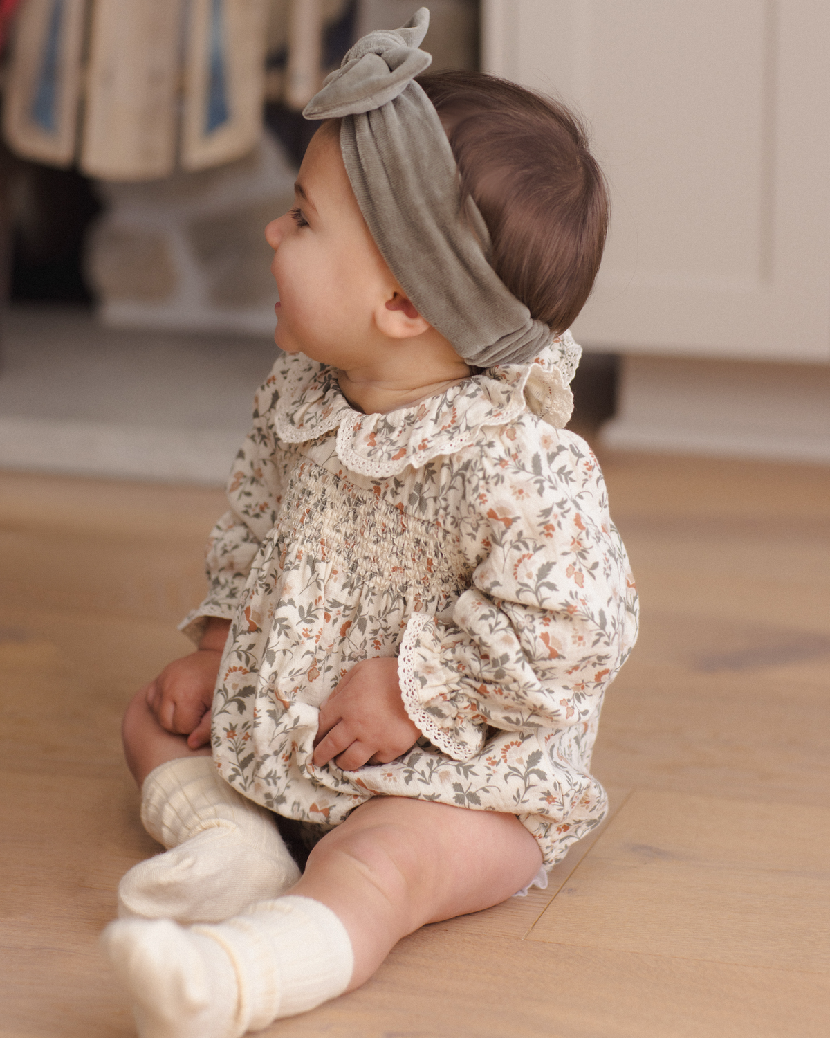 Callie Romper || Holiday Floral